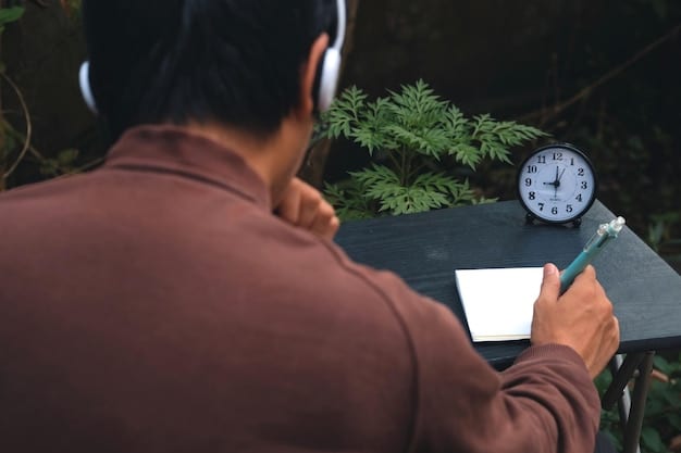A person happily crossing items off a to-do list, with a timer in the foreground showing that only a few minutes have passed. The image should convey a sense of accomplishment and progress.