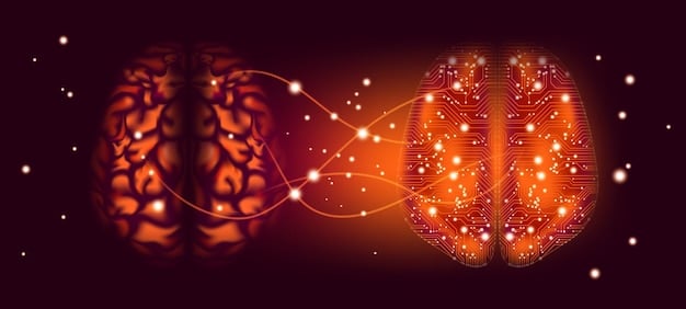 A stylized brain graphic with interconnected neural pathways firing, overlaid with images of supplement capsules and tablets. The background is a gradient of blues and greens, evoking a sense of mental clarity and cognitive enhancement.