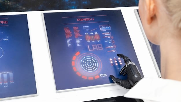 A close-up view of a digital dashboard displaying automated project reports and key performance indicators (KPIs) in a visually appealing format.