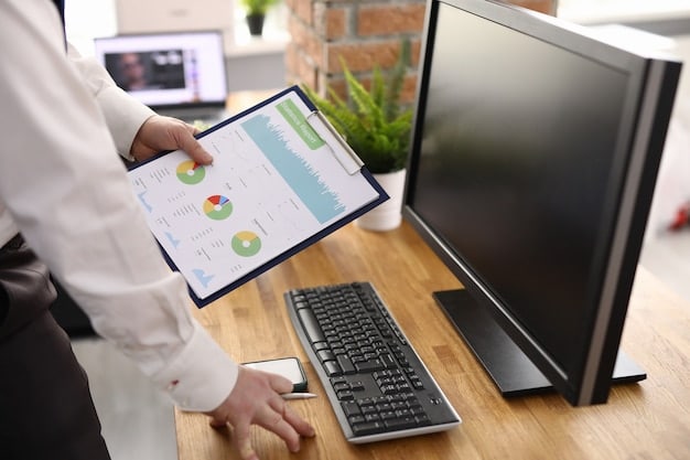 A digital dashboard displaying task assignments, progress charts, and team member availability in real-time. The interface is clean, intuitive, and integrated with collaboration tools.
