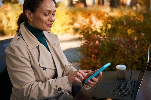 A solopreneur using a task management app on their smartphone while commuting, showing how mobile tools can help manage tasks on the go.